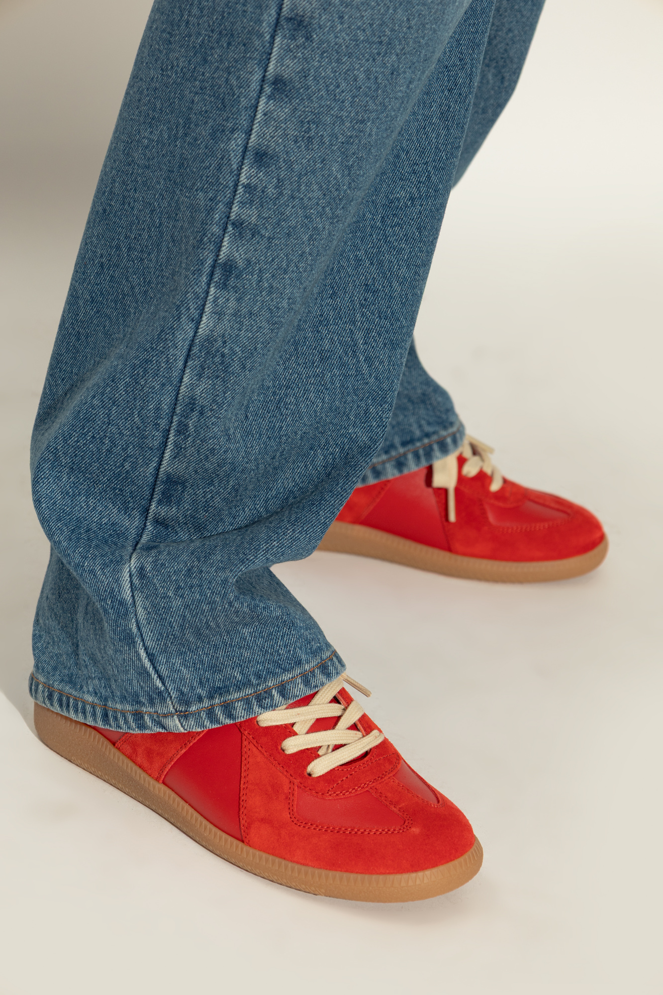 Red Leather sports shoes Maison Margiela - Vitkac AS